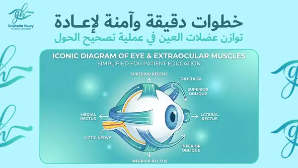 خطوات دقيقة وآمنة لإعادة توازن عضلات العين في عملية تصحيح الحول