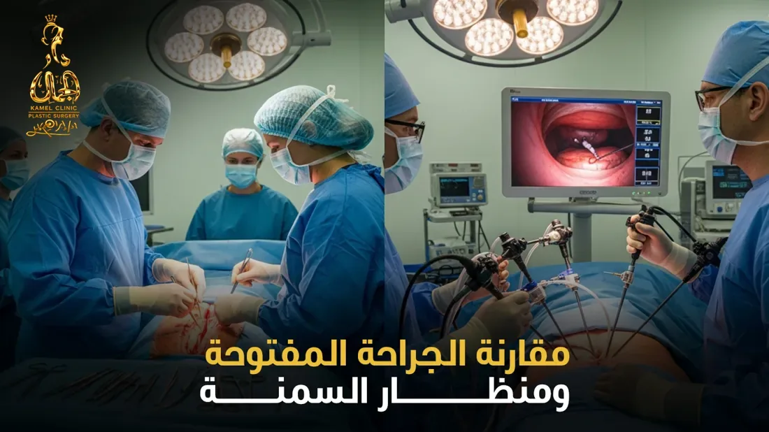 مقارنة بين الجراحة المفتوحة والمنظار في علاج السمنة بمركز دار الجمال