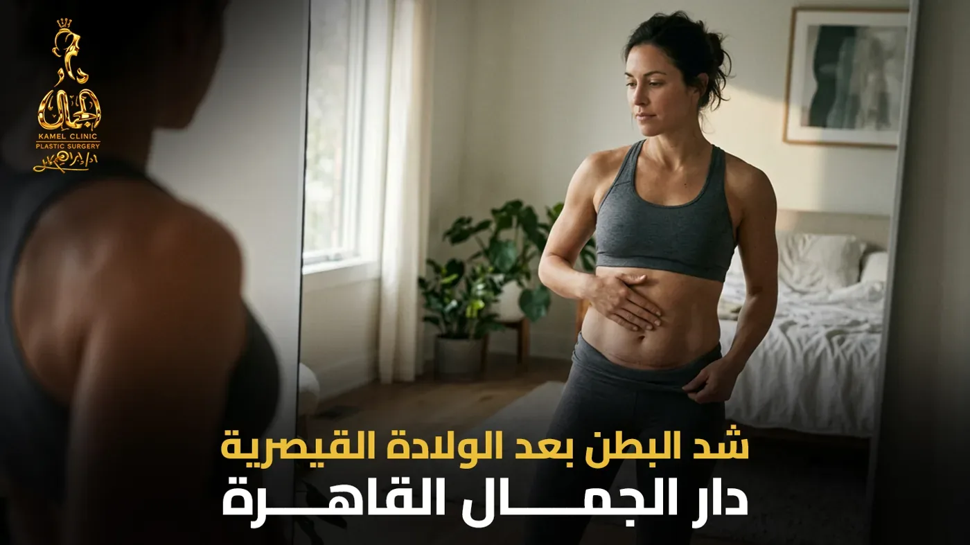 عملية شد البطن بعد الولادة القيصرية بمركز دار الجمال