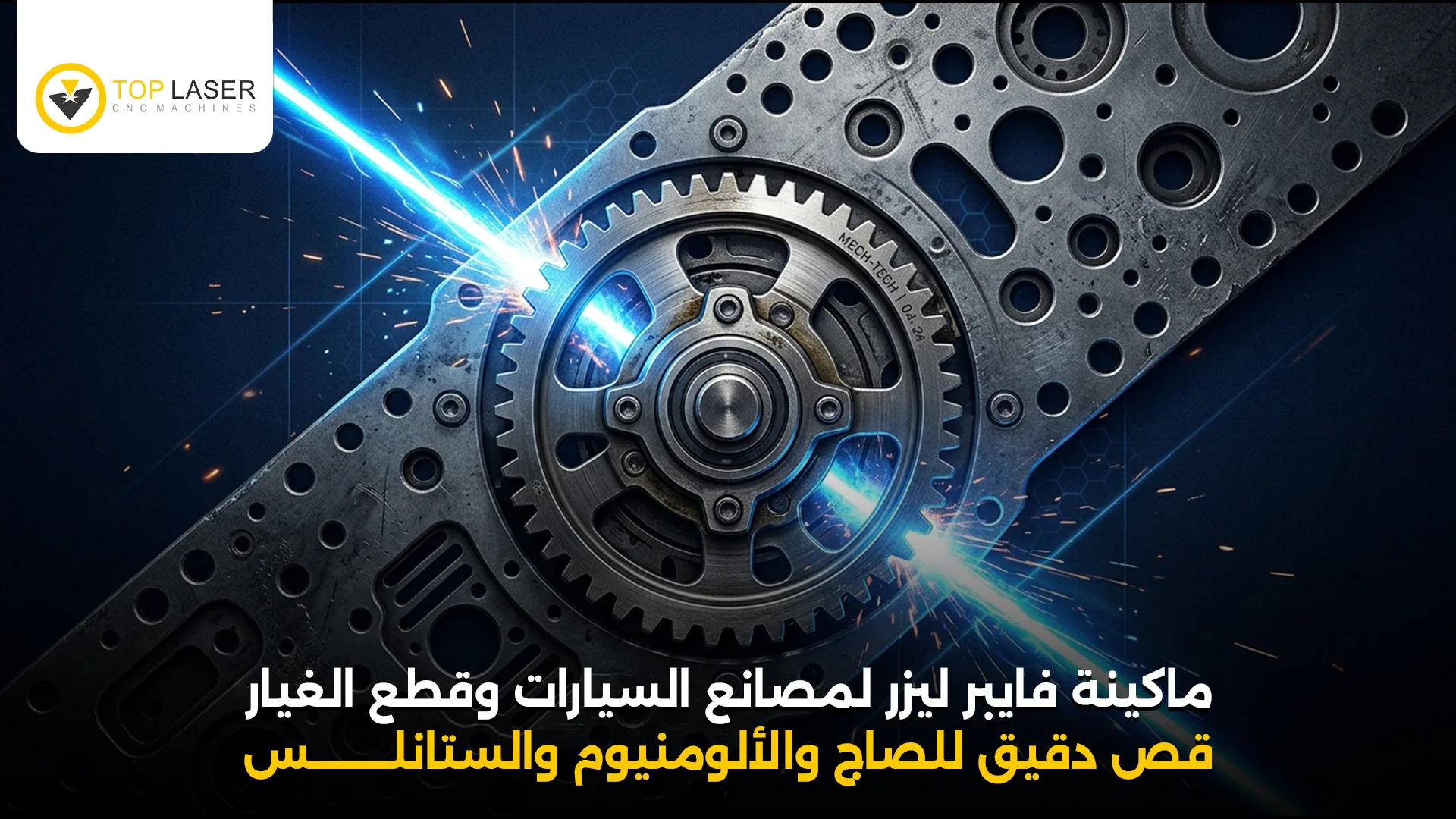ماكينة فايبر ليزر لمصانع السيارات 2026 | توب ليزر